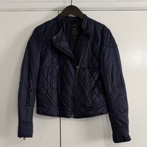 Gap Navy Puffer Bomber Jacket